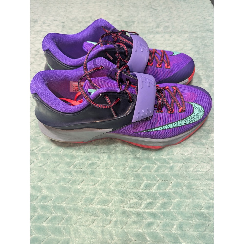 Nike KD 7 Cave Purple Hyper Grape Magnet Grey 653640-535 Mens 11 Basketball Shoe